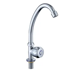 Modern Style High Quality Wholesale Single Cold Water Kitchen Sink Tap Faucet