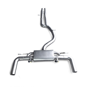 Echappement Catback <span class=keywords><strong>Audi</strong></span> RS3 <span class=keywords><strong>TT</strong></span> <span class=keywords><strong>RS</strong></span> 2.5T 2017 <span class=keywords><strong>2023</strong></span> Acier inoxydable 304 avec valve avec embout noir - Product Image 1