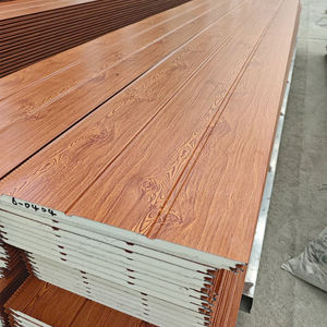 Panneau sandwich en polyuréthane PU haute résistance, <span class=keywords><strong>isolation</strong></span> phonique, ignifuge, <span class=keywords><strong>isolation</strong></span> thermique pour toiture, pour l'extérieur des bâtiments commerciaux - Product Image 2