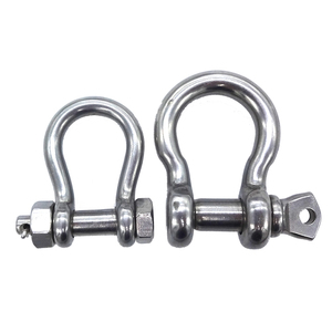 Manille de sécurité en acier inoxydable 316 - Manille d'ancrage de type américain pour applications de gréement maritime, de levage et de remorquage - Product Image 4