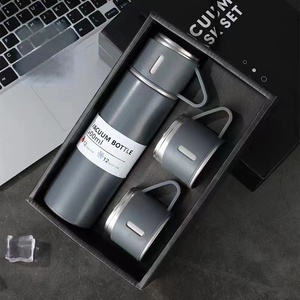 Bouteille d'eau isotherme portable en acier inoxydable 304 à double paroi, grande capacité, 3 couvercles, écologique, pour le camping - Product Image 5