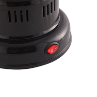Brûleur d'encens au charbon de bois noir 230V 450W