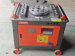 Máquina Eléctrica de Alta Eficiencia para Doblar Varillas de Acero, Dobladora de Barras de Acero, Dobladora de Estribos, Dobladora de Barras de Hierro para Construcción - Product Image 2