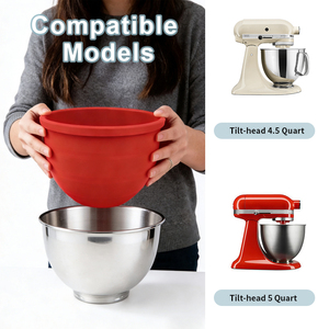 Forros de Silicone para Batedeiras KitchenAid de 5 Quartos com Tampa para Batedeiras de Pé KitchenAid - Product Image 3