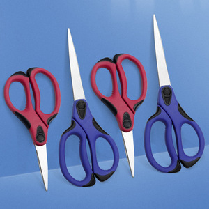 Stainless Steel Craft Scissors Straight Head Blue Black Red Black Large Small Home Office Use - Product Image 1