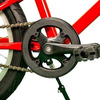 Cycles modèles populaires pour les enfants de 6 à 13 ans Vélo rouge avec engrenages à vitesse unique et fourche en acier pour garçons et filles