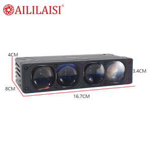 Faro LED Mini a Quattro Lenti 6000K Plug and Play Universale per Auto e Moto 6000lm 12V Nuovo Proiettore 120W Mazda - Product Image 4