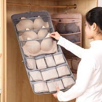 Promotion : Organisateur mural suspendu étanche grande capacité pour sous-vêtements, pliable, pour culottes, chaussettes et soutiens-gorge