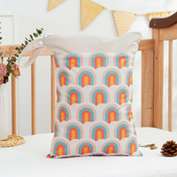 Sac à couches imperméable en gros, sac de natation PUL, sac à couches respirant personnalisé pour bébés et collations, sac de poussette OEM