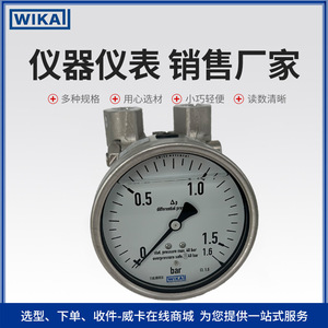 Manomètre différentiel WIKA 732.14 avec protection contre les surpressions pour les processus industriels - Product Image 5