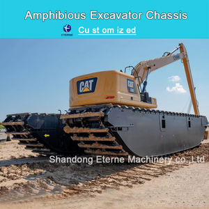 ถังถังลอยโป๊ะรถขุดสะเทินน้ำสะเทินบกระบบไฮดรอลิกอัตโนมัติ - Product Image 5