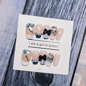 105Qingqiu Nuevo Estilo <span class=keywords><strong>2023</strong></span> Otoño/Invierno Pegatinas Cuadradas para <span class=keywords><strong>Uñas</strong></span>, Puntas <span class=keywords><strong>de</strong></span> <span class=keywords><strong>Uñas</strong></span> Usables Hechas a Mano, Famosas en Internet, para Dedos Cortos - Product Image 3