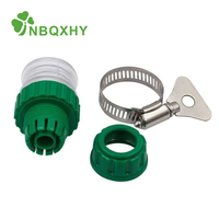 Adaptateur universel pour tuyau de robinet, connecteur de robinet à pince métallique, raccord de tuyau d'arrosage de jardin pour robinet extérieur