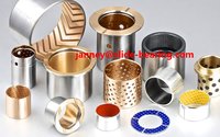Douille coulissante bimétallique avec revêtement en PTFE / Douille en bronze avec revêtement en bronze / Douille coulissante autolubrifiante à sec en bronze