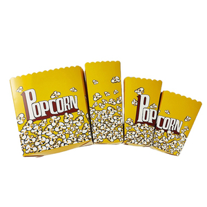 Tùy chỉnh in logo thiết kế dùng một lần các tông kraft giấy bỏng ngô hộp cho lò vi sóng sử dụng bỏng ngô container - Product Image 1