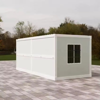 Maison mobile préfabriquée, étanche, 20 pieds, 40 pieds, pliable, extensible, conteneur habitable, énergie solaire, Casa