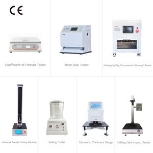 Ambalaj torbalarının patlama mukavemeti testi basınç direnci için 0 ~ 500N dijital tezgah üstü sıkıştırma test cihazı - Product Image 6