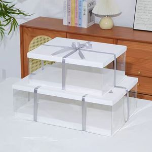 Boîte à gâteau d'<span class=keywords><strong>anniversaire</strong></span> rectangulaire, boîte d'emballage, 16/18/22/28 pouces, grande taille, épaissie, boîte <span class=keywords><strong>cadeau</strong></span> pour célébration de remise de diplôme - Product Image 1