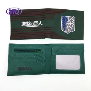 Attacco alle ali di titano libertà portafoglio in Silicone breve in pelle sintetica Bifold portamonete da uomo studente - Product Image 2