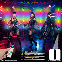Venta al por Mayor de Lámpara LED Tubular TL-135 para Exteriores, Portátil, Recargable, T12 20w 4 pies RGB con Soporte para Video, DJ, Cabina, Escenario