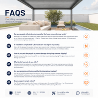 Pergolas et tonnelles personnalisées pour l'extérieur, mobilier de jardin 4x4, pergola bioclimatique en aluminium à double paroi à lames orientables