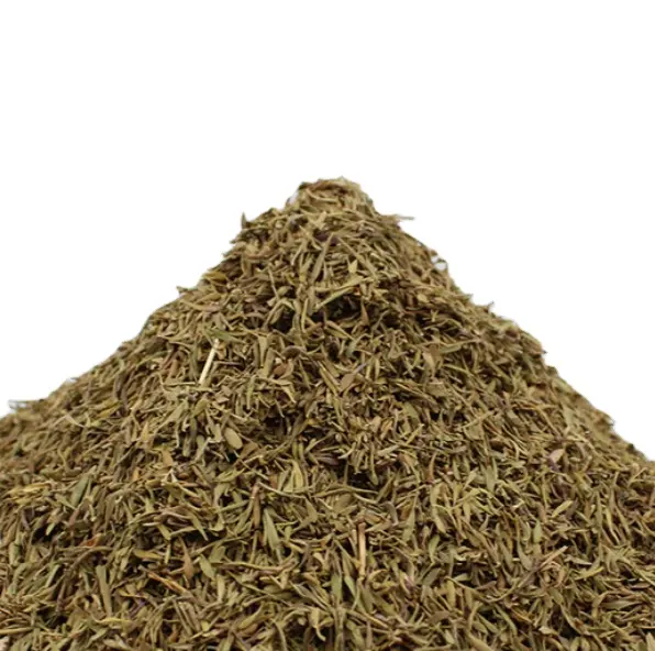 Cibo garde foglie di tè al timo crudo essiccato tagliato spezie naturali erbe di timo in vendita