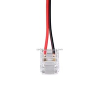 Connecteurs de fils à diodes électroluminescentes bipolaires, mâle et femelle, courant nominal 2A, 60V, IP40, contact en cuivre, boîtier en ABS