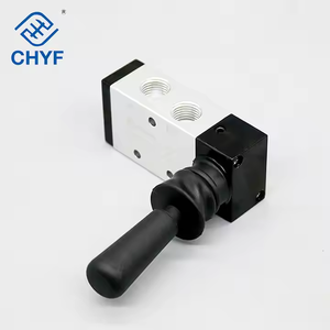 공압 제어 밸브 4H230C-08 수동 밸브 4H230E P 3 위치 5 방향 핸드 레버 밸브 - Product Image 5