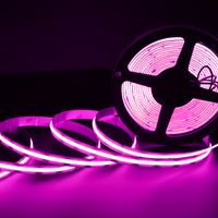 Bande LED COB RGB Flexible, haute densité, sans scintillement, lumière douce, décoration de la maison, bande LED numérique RGB DC24V, ornementale