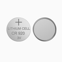Pile bouton CR920 Ieeton Medical en gros pour lecteur de glycémie CGM, dispositif médical portable, pile bouton au lithium 3V OEM