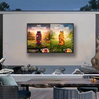 Téléviseur LCD haute luminosité 4K pour extérieur, 3000 nits, étanche, anti-reflet, à fixation murale, bord ultra fin, sans entretien