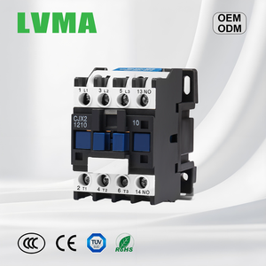 LVMA 3极自动控制电机换向接触器Din导轨交流9A 12A 18A 220V/380V磁性110V主电路额定值 - Product Image 1
