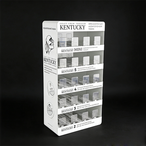 ชั้นวางแสดงสินค้าอะคริลิค PMMA สีขาวแบบ 1 ชั้น ปี 2026 รุ่นใหม่ เป็นมิตรกับสิ่งแวดล้อม พร้อมไฟ LED และตัวดันสินค้าอัตโนมัติ สำหรับแสดงซองนิโคติน - Product Image 1