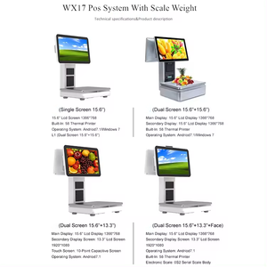 WUXIN Bestseller POS KI-Produkterkennung Bildschirm Digitale Supermarkt-Waage Android POS-System Etikettendruck <span class=keywords><strong>Super</strong></span> - Product Image 6