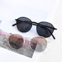 Lunettes de soleil minces coréennes vintage chic unisexes polarisées pour chaque ambiance
