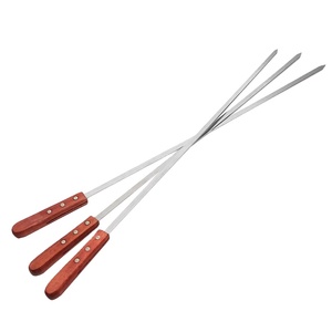 <span class=keywords><strong>2025</strong></span> <span class=keywords><strong>New</strong></span> AY thép không gỉ nướng xiên công cụ thiết lập nướng thịt nướng công cụ đồ dùng BBQ xiên cho koobideh/Ba Tư/armenian - Product Image 1