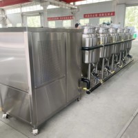 Cuve de Fermentation Compacte 1BBL pour Brassage à Domicile, Fermenteur Conique Isolé Sous Pression pour Brasserie Artisanale et Microbrasserie