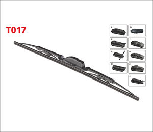 Deerxuan T017 - Lame d'essuie-glace universelle durable avec caoutchouc naturel pour <span class=keywords><strong>Skoda</strong></span> Octavia et adaptateur multiple - Product Image 2