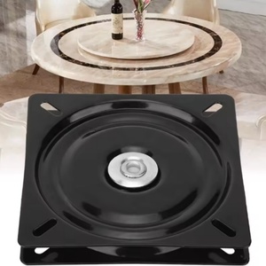 Heavy-Duty 360° <b>Swivel</b> Plate Turntable Bearing Square Design for Dining Stools <b>Tables</b> Bookshelves - Product Image 5