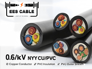 0.6/1kv 4x240 + 1x120mm2 Nyy Multi 4 + 1 noyaux Cu PVC isolé PVC cuivre VV câble d'alimentation Eescable - Product Image 1