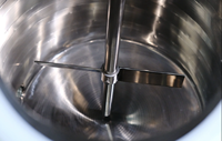 Agitateur de cuve de mélange en acier inoxydable avec chauffage électrique, pompe et moteur pour liquides et engrenages de moteur