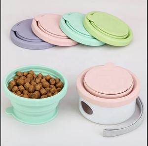 Récipient d'alimentation polyvalent 3 en 1 pour animaux de compagnie, en silicone souple et flexible, multifonctionnel pour chien, chat, voyage en plein air, nourriture, eau, friandises - Product Image 2