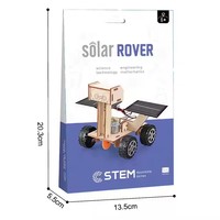 Offre Spéciale STEM éducatif bricolage Kit de voiture solaire pour enfants ensemble de sciences électriques en bois pour l'apprentissage