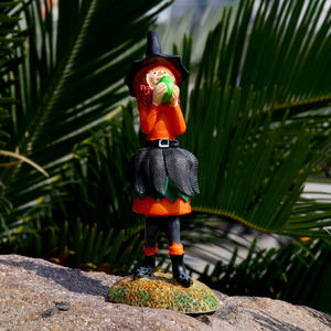 Scultura artistica in resina su misura statua della strega ornamenti d'arte artigianali regalo giardino figurina decorazione per la casa - Product Image 5