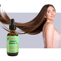 Huile Essentielle de Romarin Bio Premium pour la Repousse des Cheveux, les Soins de la Peau, le Soulagement du Stress, l'Amélioration de la Mémoire et les Mélanges pour Diffuseurs