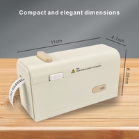 Mini Imprimante Thermique d'Étiquettes 203 DPI avec Interface USB Mobile, Impression Haute Vitesse, Utilisation en Cuisine, en Stock