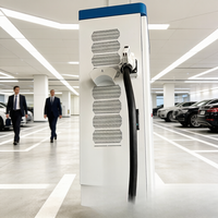 Nueva Estación de Carga Comercial para Vehículos Eléctricos 120kW CCS2 Gun OCPP 1.6J, Solución de Estacionamiento para Flotas con Conector Dual Independiente Jinghu TA-DC-FD