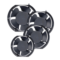 Ventilateur axial de refroidissement électrique industriel pour conduits d'évacuation AC12038ACAC 172*150*51mm Roulement à billes en plastique 4500 tr/min OEM Restaurants