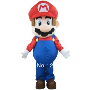 Costumes de mascotte de dessin animé <span class=keywords><strong>Mario</strong></span> Happy Walking pour enfants et adultes - Product Image 1