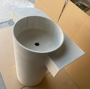 Vente directe en magasin, lavabo vertical pour le lavage des mains, lavabo intégré personnalisé en acrylique, pierre artificielle - Product Image 4